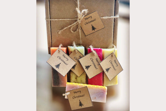 Secret Santa – Caja Regalo Amigo Invisible con 5 Jabones Artesanales