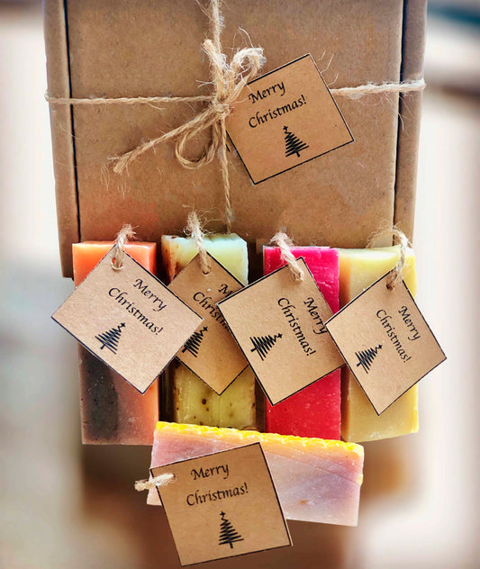 Secret Santa – Caja Regalo Amigo Invisible con 5 Jabones Artesanales