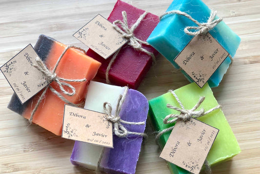 Jabones para Eventos (45g) – Decorados con Cuerda de Yute
