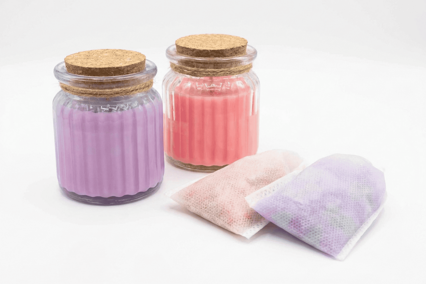 Pack "Aromas de Primavera" – Velas de Soja y Jabones de Armario con Aromas Florales