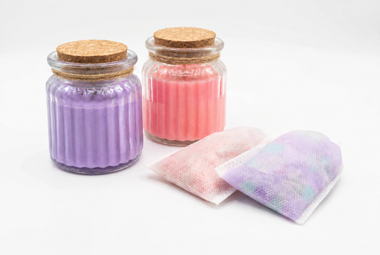 Pack "Aromas de Primavera" – Velas de Soja y Jabones de Armario con Aromas Florales