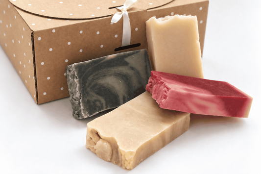 Queen's Favourites – Caja Regalo con 4 Jabones Artesanales Hidratantes