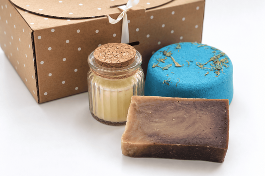 Vanilla Sky – Caja Regalo con Aroma Vainilla: Jabón, Fizzie y Vela