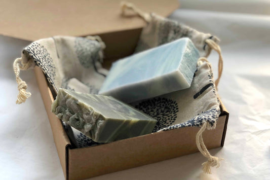 Pack "Cuidados del Mar" – Jabones Artesanales de Alga Kombu y Barros del Mar Muerto